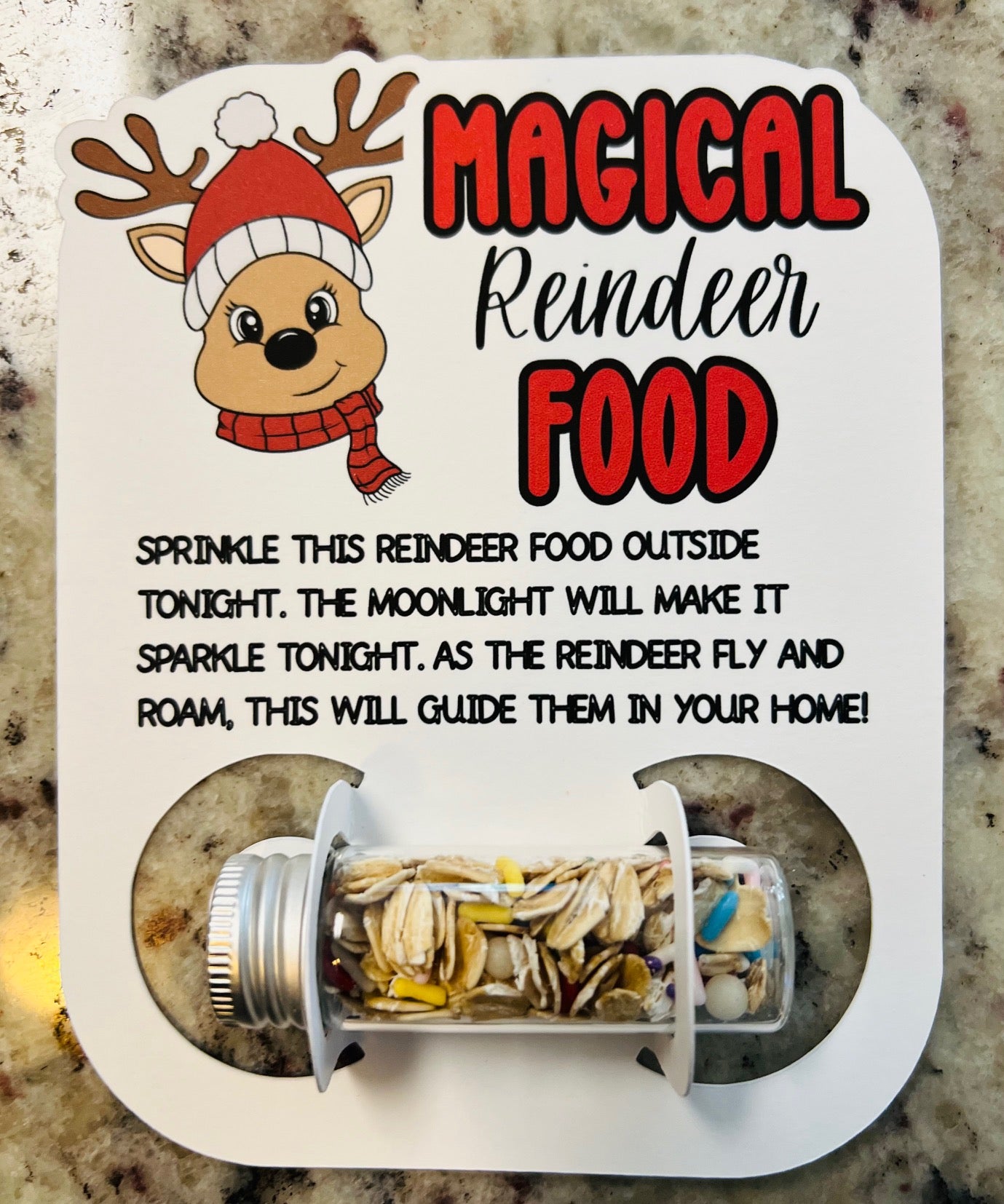 Magical Reindeer Food | Sprinkle for Christmas Eve | Fun Holiday Tradition for Kids