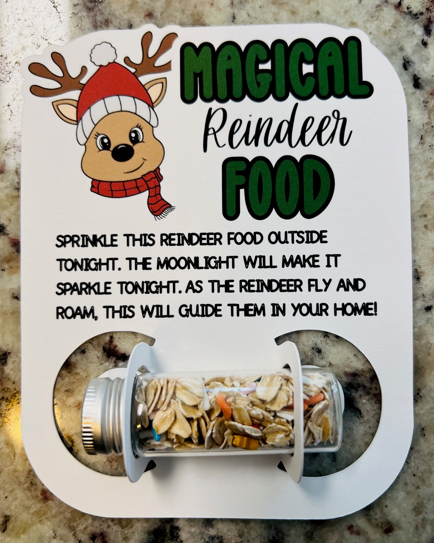 Magical Reindeer Food | Sprinkle for Christmas Eve | Fun Holiday Tradition for Kids