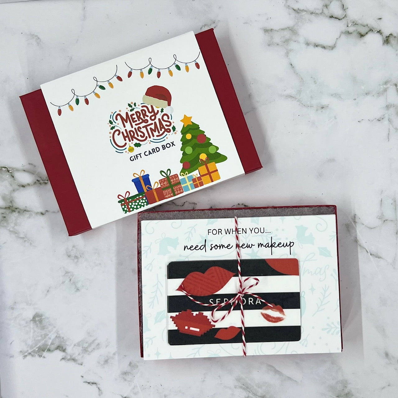 Christmas Gift Card Box | Gift Card Holder | Christmas Gift | Keepsake Gift Box | Holiday Gift Cards | Gift for Him | Gift for Her