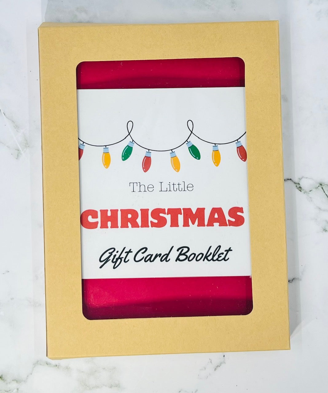 Christmas Waterfall Gift Card Booklet | Holiday Cash & Gift Card Holder | Stocking Stuffer | Holds Up to 6 Gift Cards or Cash