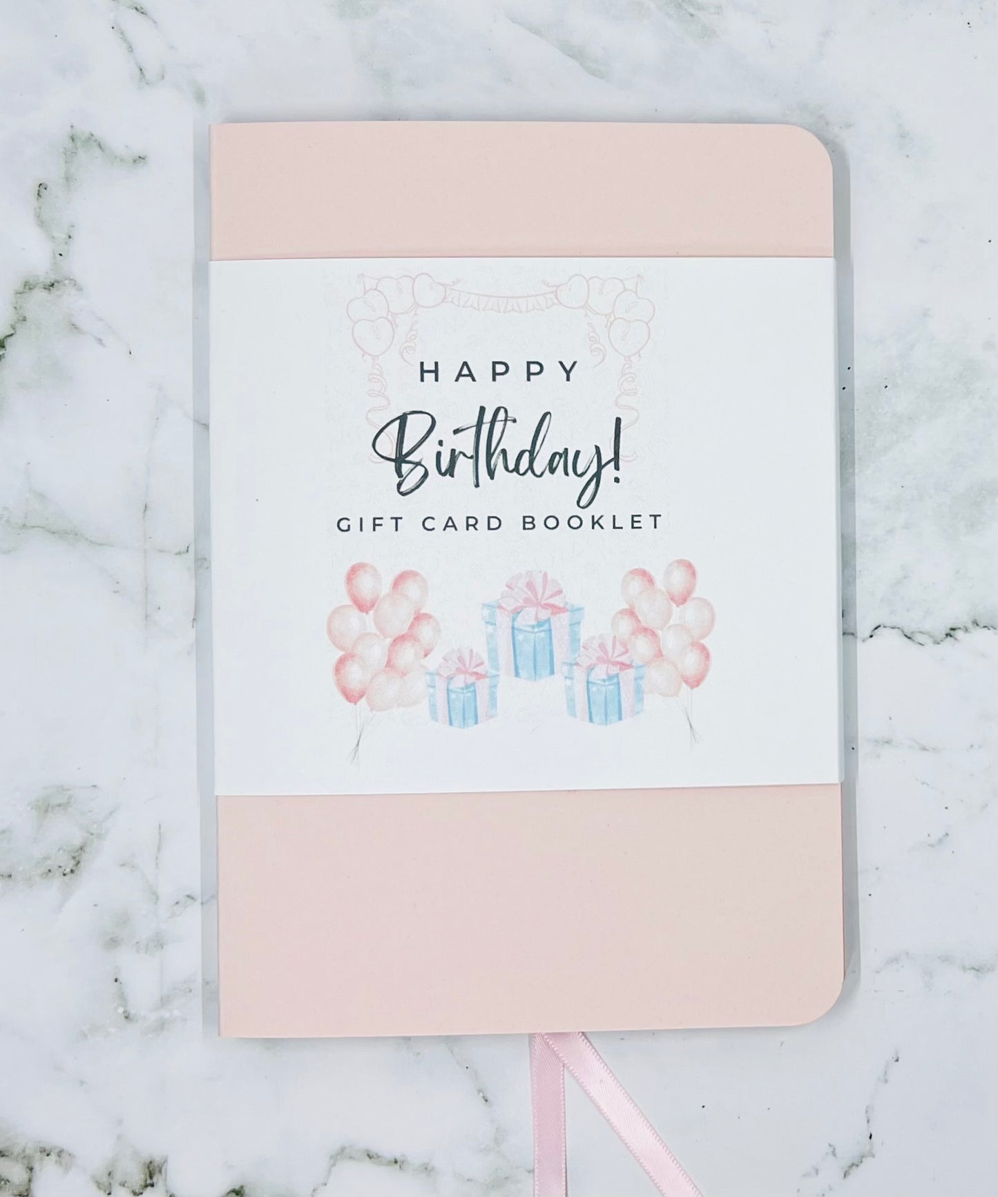 Birthday Waterfall Gift Card Booklet | Cash & Gift Card Holder | Fold-Out Birthday Card | Holds Up to 6 Gift Cards