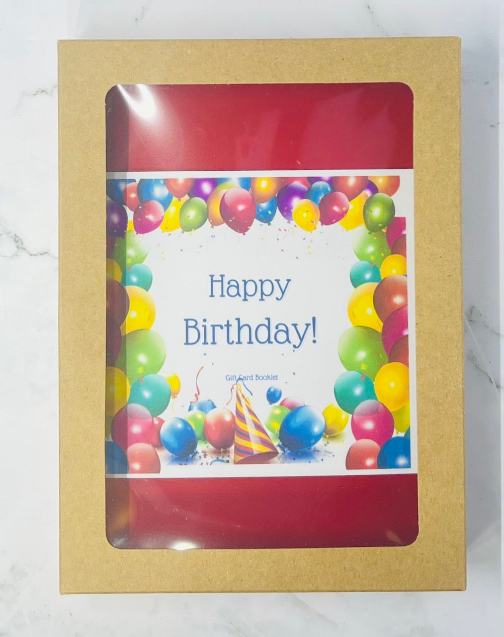 Birthday Waterfall Gift Card Booklet | Cash & Gift Card Holder | Fold-Out Birthday Card | Holds Up to 6 Gift Cards