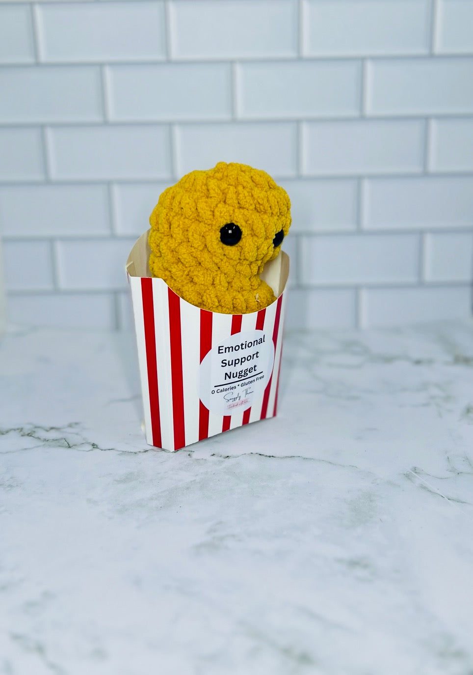 Crochet Emotional Support Nugget
