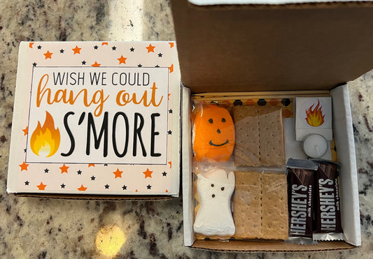 S'mores Halloween Mini Kit Party Favors with Notecard