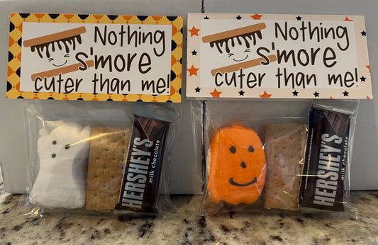 S'mores Halloween Peeps Treat Bags