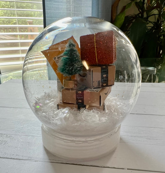 Amazon Mini Packages Ornament Snow Globe | Christmas Gift