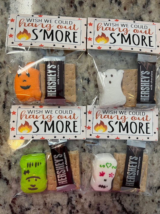 S'mores Halloween Peeps Treat Bags