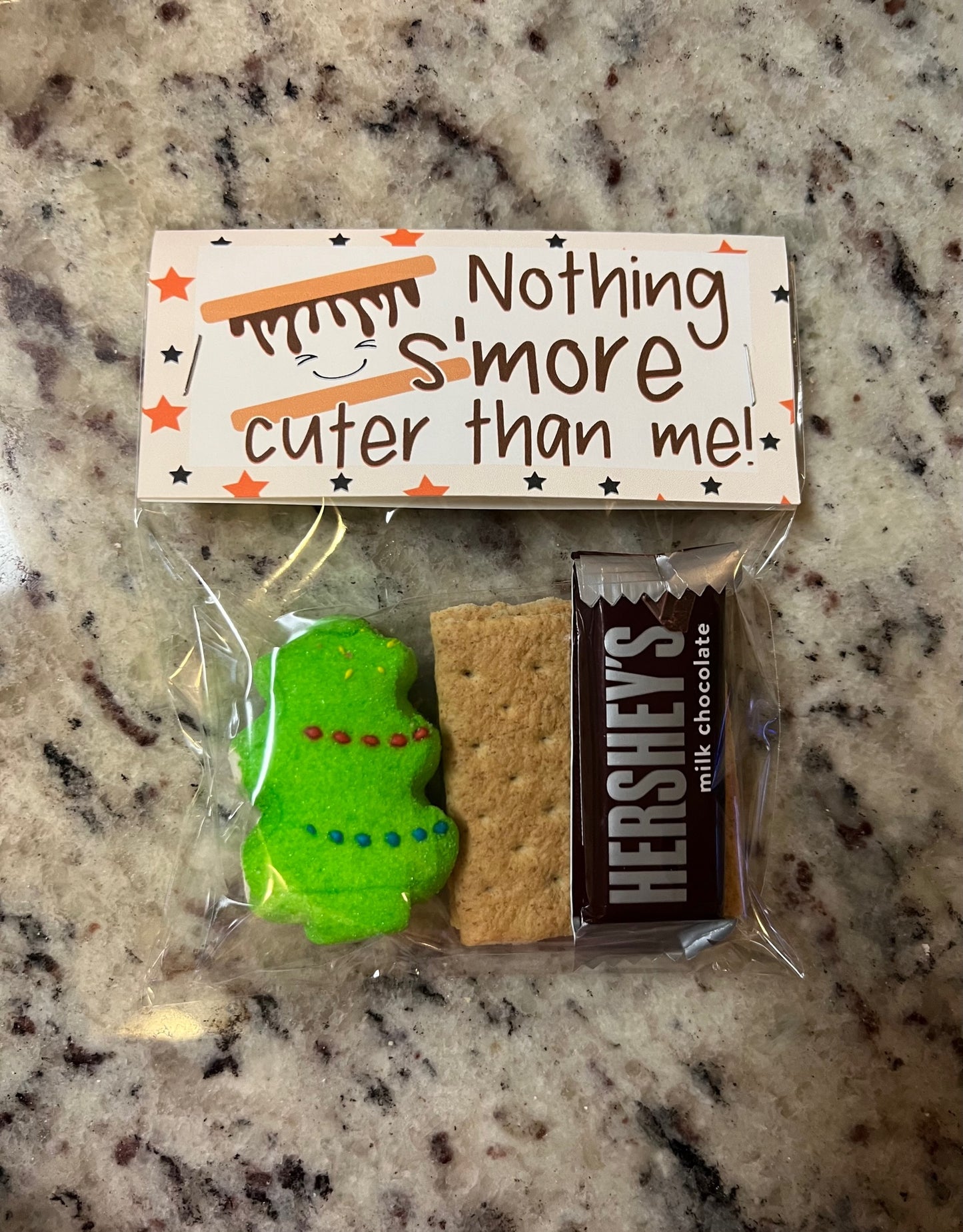 S'mores Holiday Peeps Treat Bag | Christmas S'mores Treat Bag