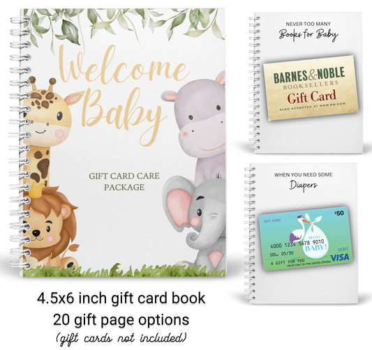 New Baby Gift Card Book