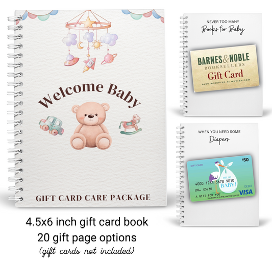 New Baby Gift Card Book