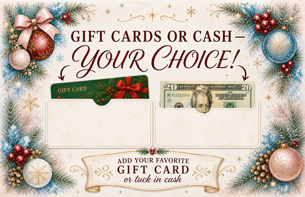 12 Days of Christmas Gift Card Book | Money Holder, Holiday Surprise Pages