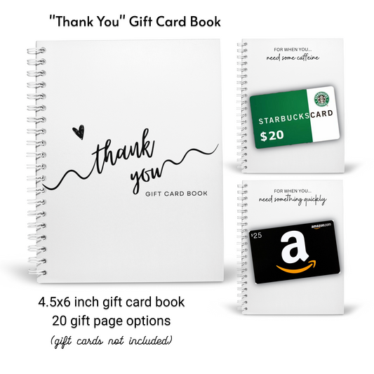 Thank You Gift Card Book | Gift Card Holder