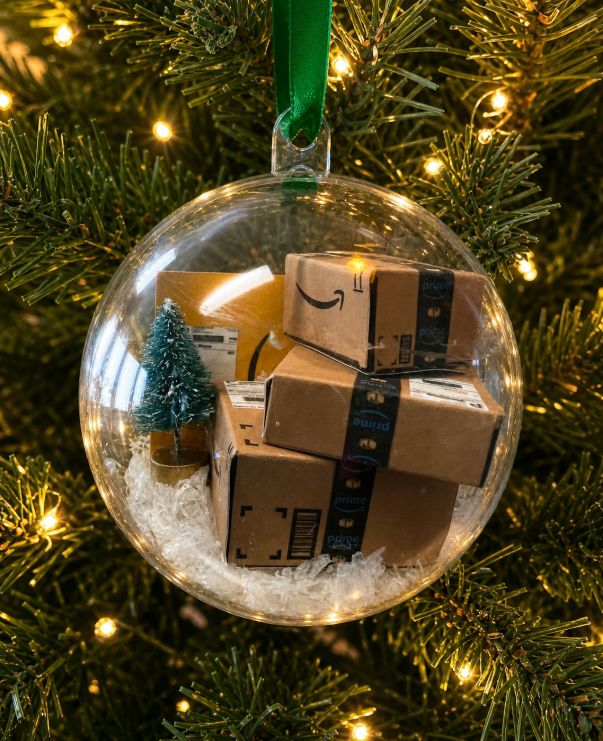 Amazon Mini Packages Ornament | Christmas Gift