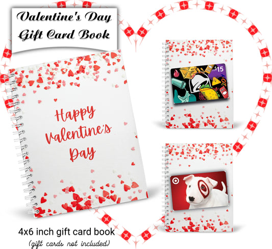 Valentine's Day Gift Card Book