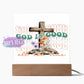 Acrylic Square Plaque | God Is Good All The Time Home Decor