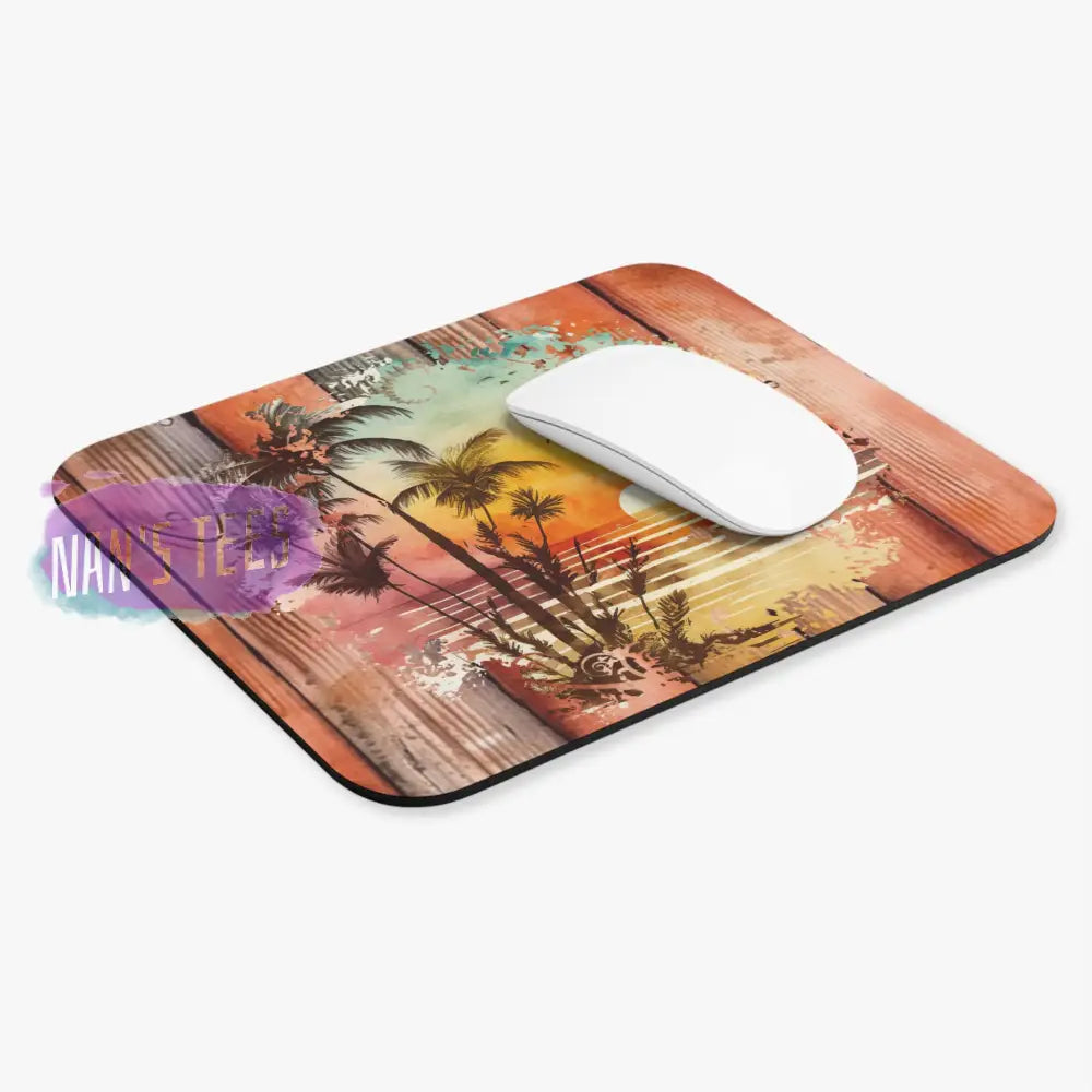 Beach Sunset Novelty Mouse Pad | Non-Slip Rubber Base Computers Laptop Office Home Decor