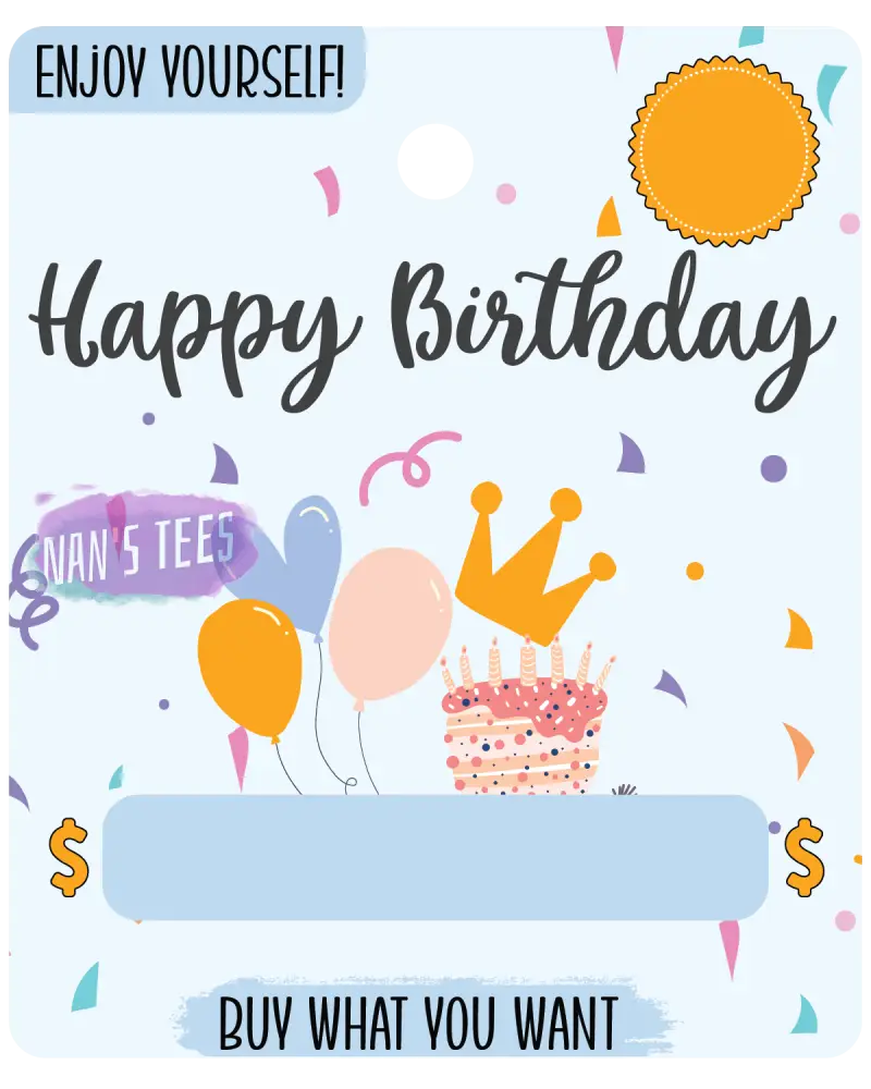 Birthday Money Card Holder (103)