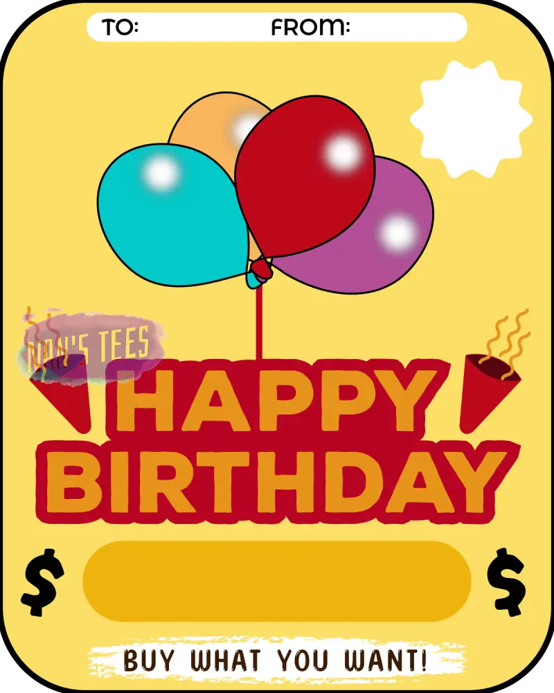 Birthday Money Card Holder (117)