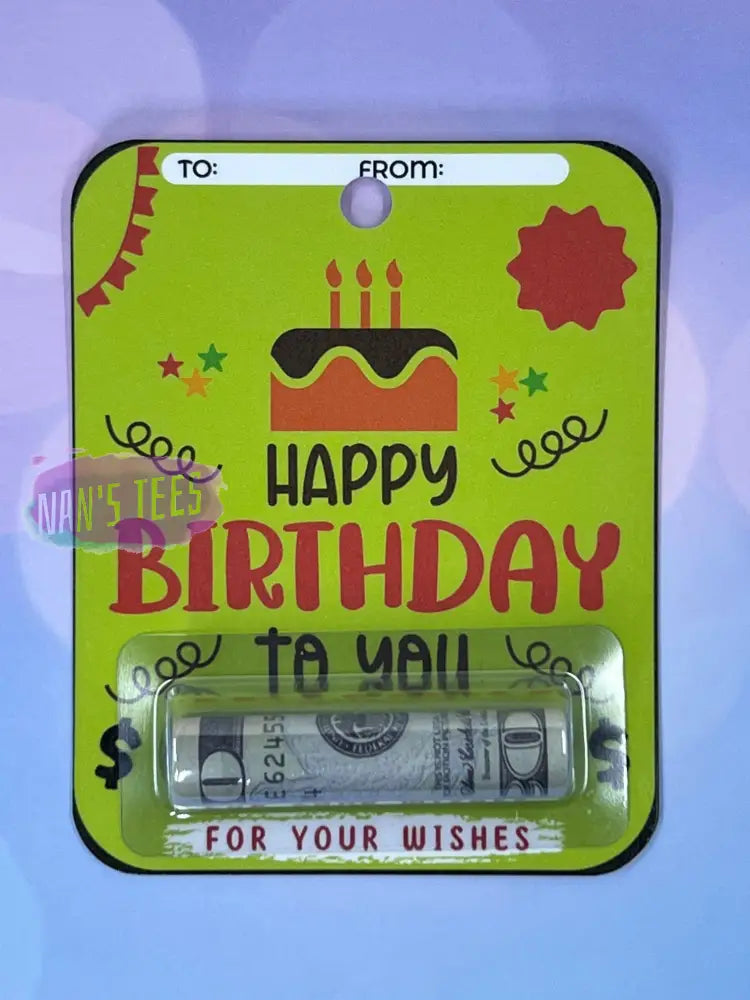 Birthday Money Card Holder (120)