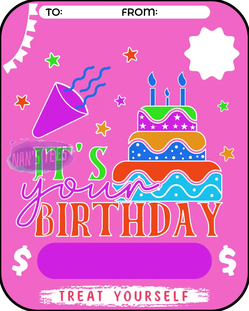 Birthday Money Card Holder (125)