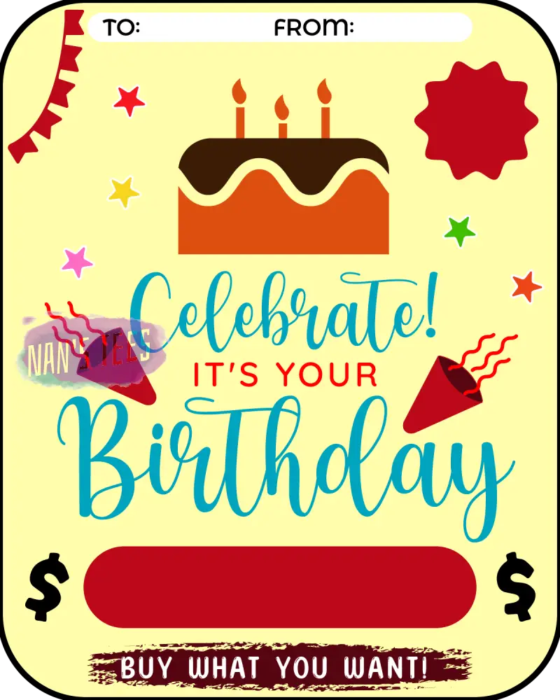 Birthday Money Card Holder (131)