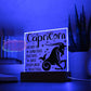 Capricorn Zodiac Sign Positive Traits | Acrylic Square Plaque With Led Base Jewelry