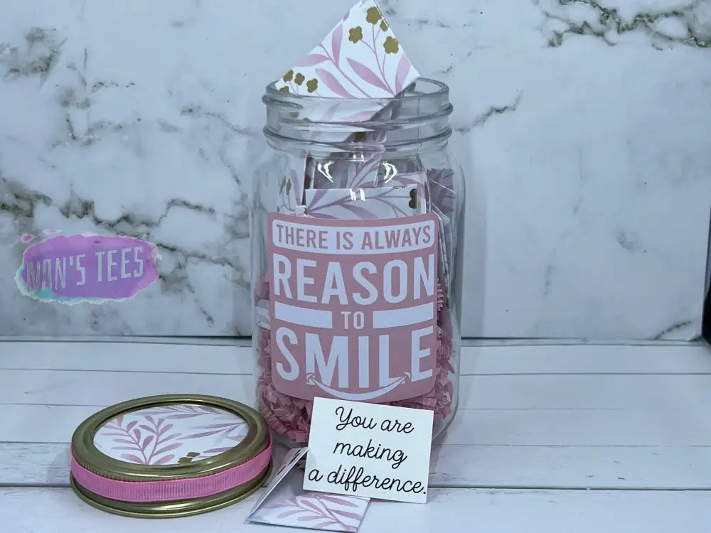 Gentle Notes Jar Of Positivity | 31 Positive Quotes Self Care Happy Empowering Motivational Unique