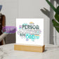 Soulmate Acrylic Square Plaque Home Decor