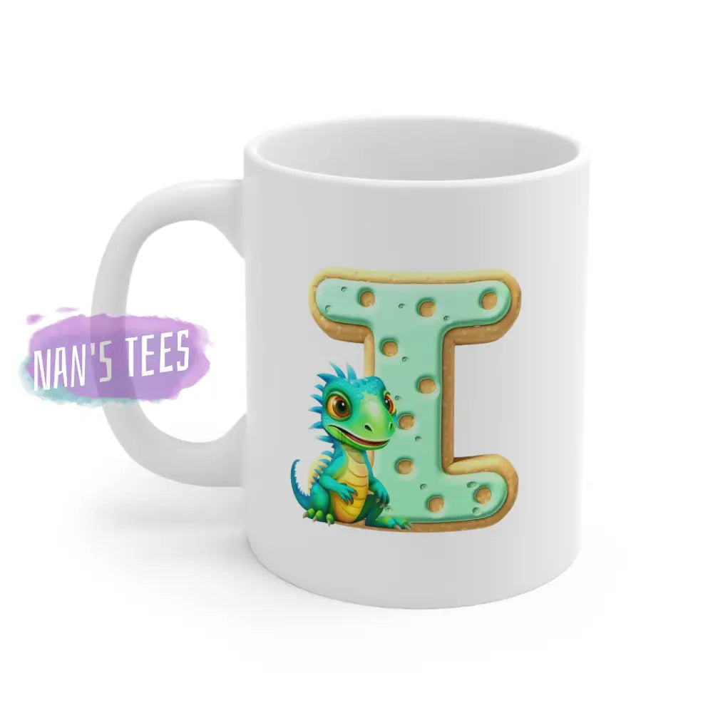 Super Cute Animal Alphabet Letter I | Ceramic Mug 11Oz