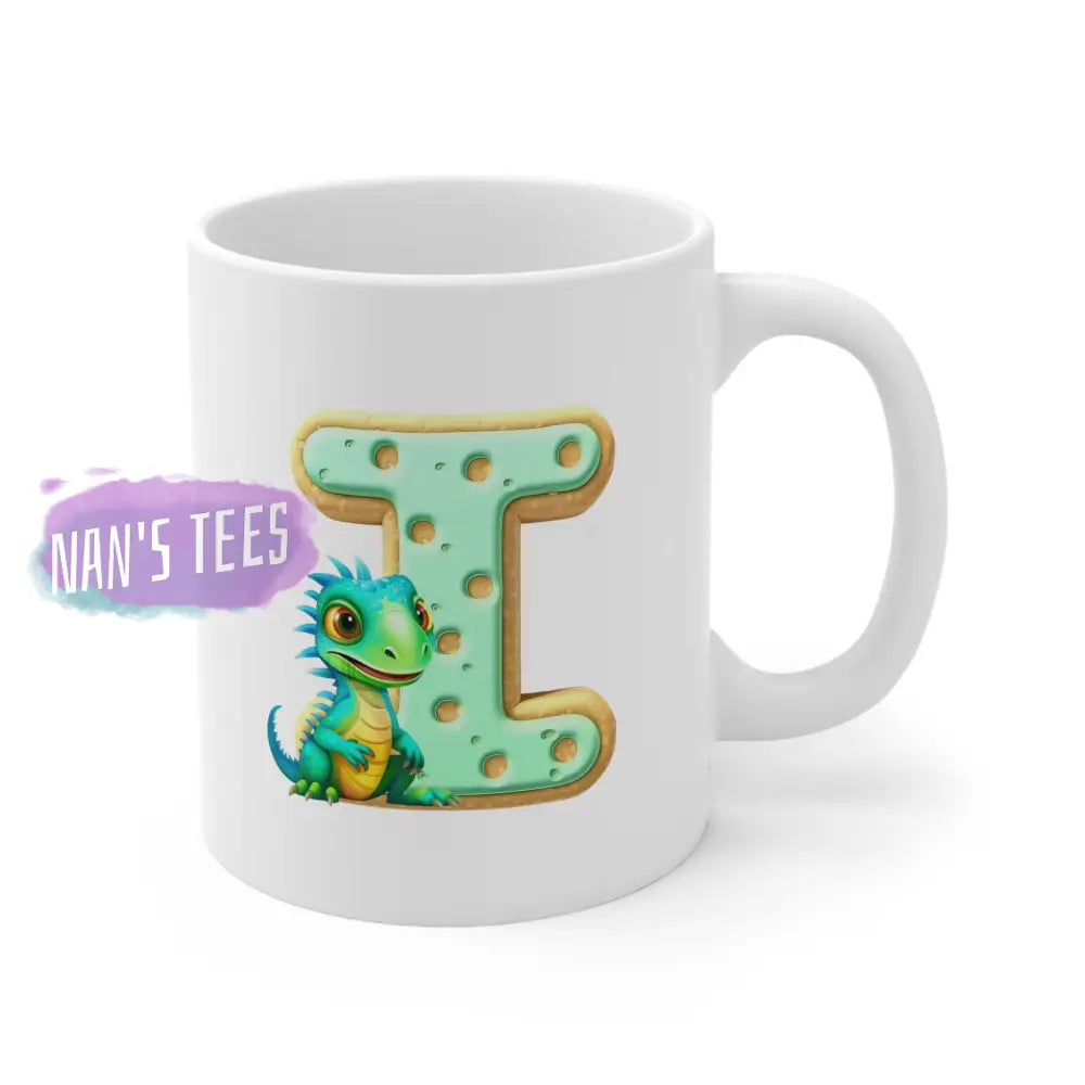 Super Cute Animal Alphabet Letter I | Ceramic Mug 11Oz