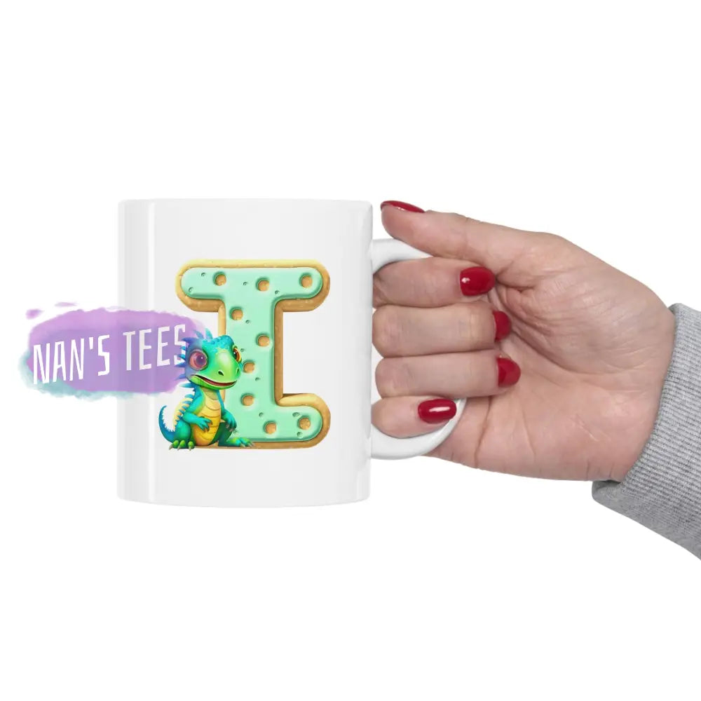 Super Cute Animal Alphabet Letter I | Ceramic Mug 11Oz