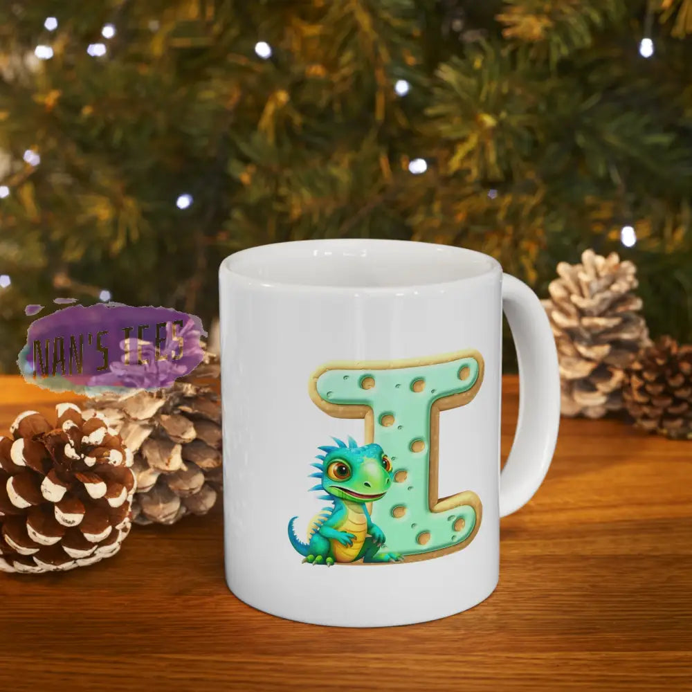 Super Cute Animal Alphabet Letter I | Ceramic Mug 11Oz