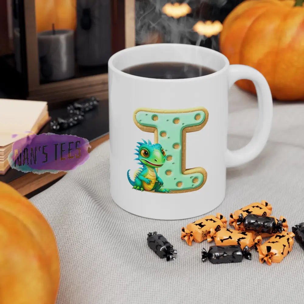 Super Cute Animal Alphabet Letter I | Ceramic Mug 11Oz