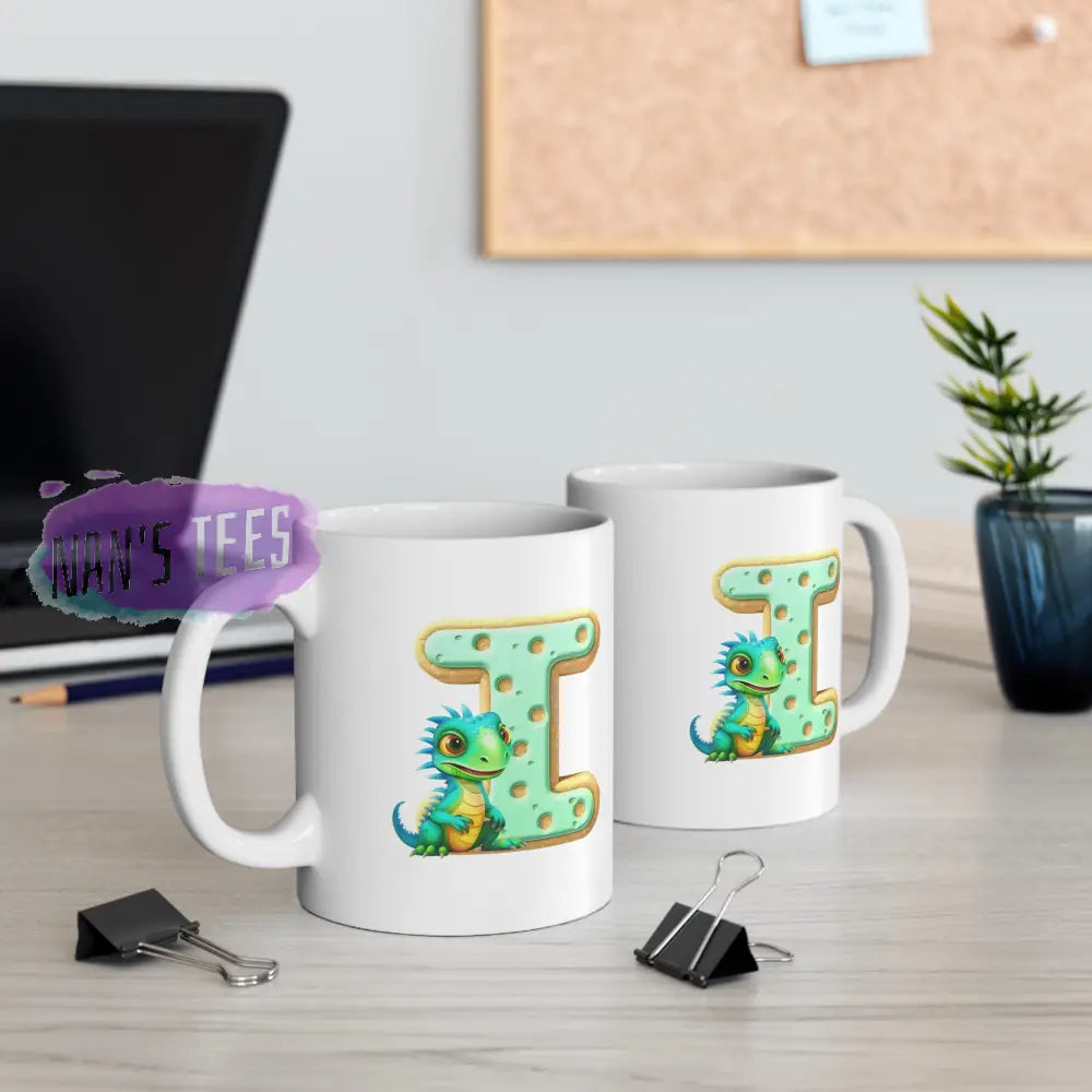 Super Cute Animal Alphabet Letter I | Ceramic Mug 11Oz