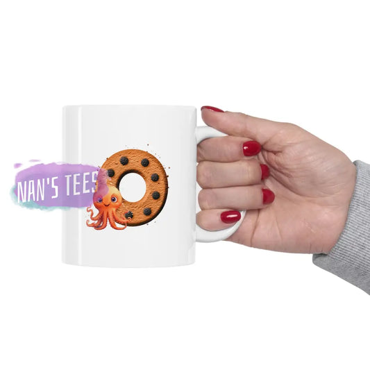 Super Cute Animal Alphabet Letter O | Ceramic Mug 11Oz