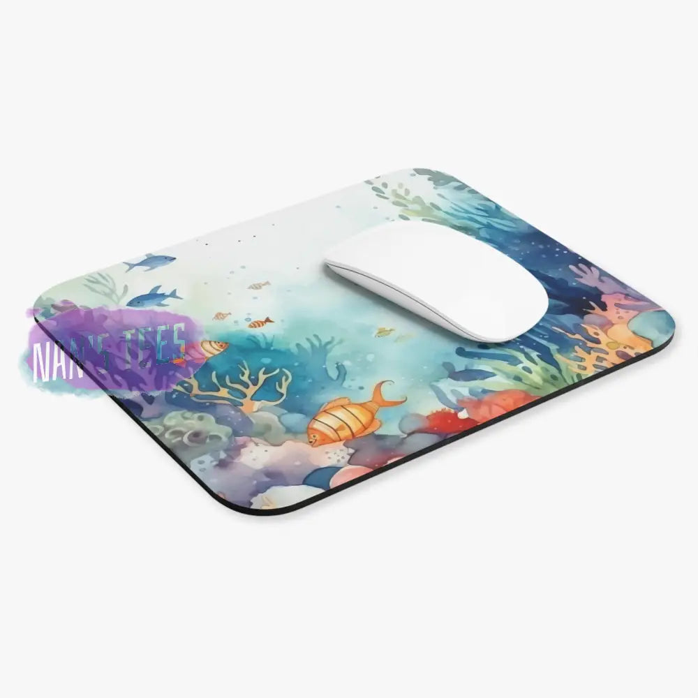 Under The Sea Novelty Mouse Pad | Non-Slip Rubber Base Computers Laptop Office Home Decor